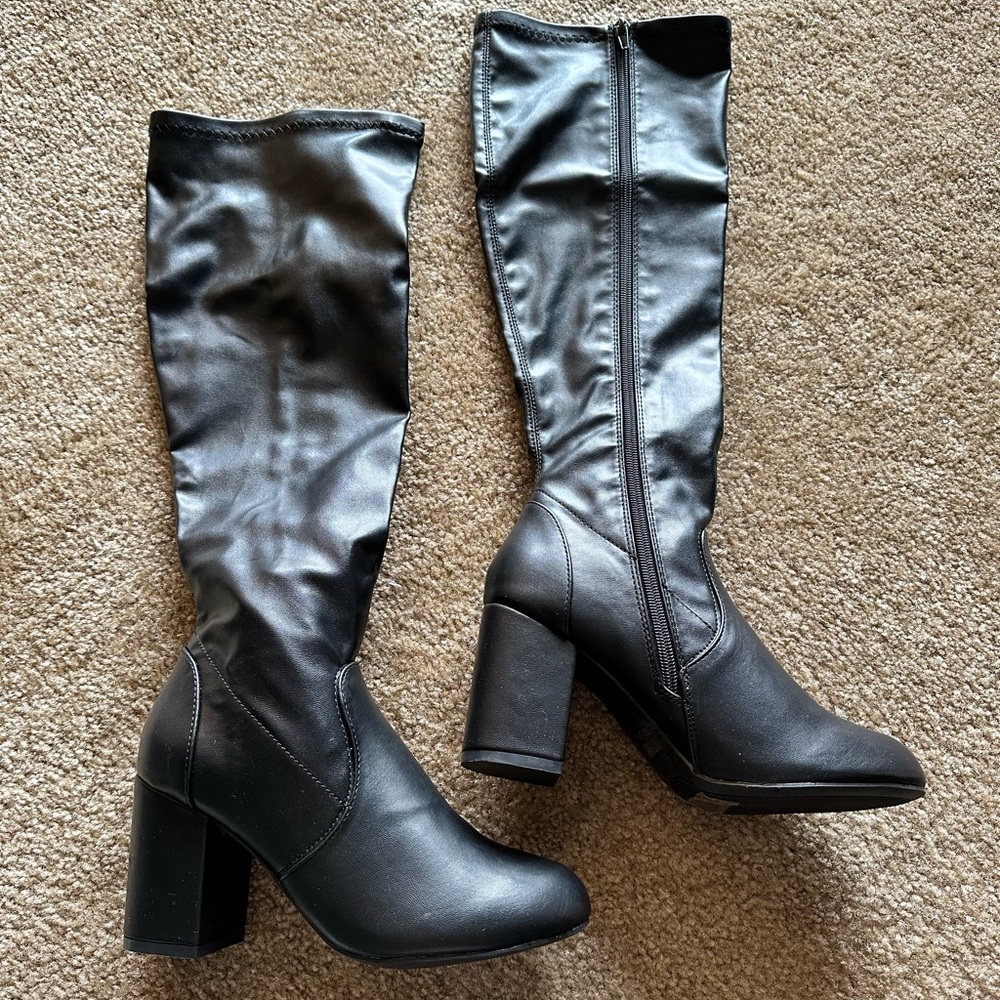 Bamboo Knee High Boots